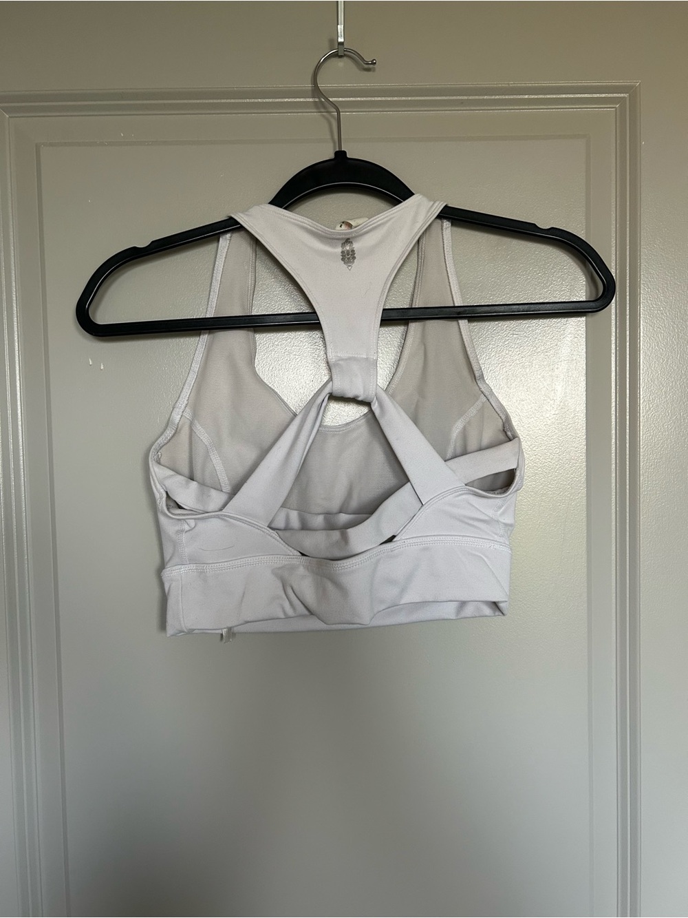 Women's FP movement White Racerback Sports Bralette